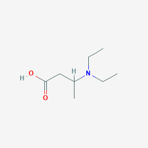 molecular formula C8H17NO2 B1418926 3-(Diethylamino)butanoic acid CAS No. 873989-18-5