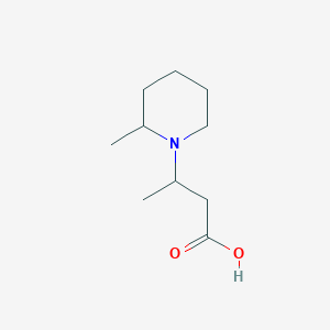 3-(2-Methylpiperidin-1-yl)butanoic acid