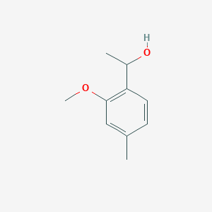 molecular formula C10H14O2 B1418933 1-(2-Methoxy-4-methylphenyl)ethan-1-ol CAS No. 1157929-94-6