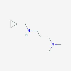 molecular formula C9H20N2 B1418945 N1-(cyclopropylmethyl)-N3,N3-dimethylpropane-1,3-diamine CAS No. 1154342-16-1