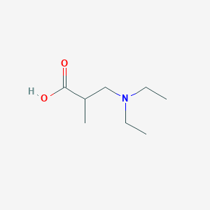 molecular formula C8H17NO2 B1418946 3-(二乙基氨基)-2-甲基丙酸 CAS No. 147029-25-2