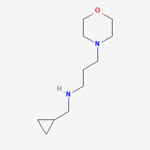 molecular formula C11H22N2O B1418952 N-(cyclopropylmethyl)-3-morpholinopropan-1-amine CAS No. 1062626-53-2