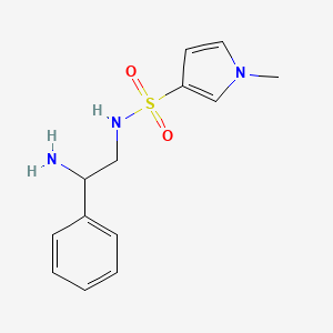 N-(2-amino-2-phenylethyl)-1-methyl-1H-pyrrole-3-sulfonamide