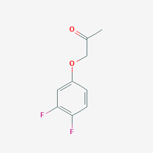 molecular formula C9H8F2O2 B1418956 1-(3,4-Difluorophenoxy)propan-2-one CAS No. 1153999-83-7