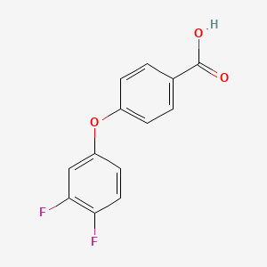 molecular formula C13H8F2O3 B1418958 4-(3,4-Difluorophenoxy)benzoic acid CAS No. 1153088-42-6