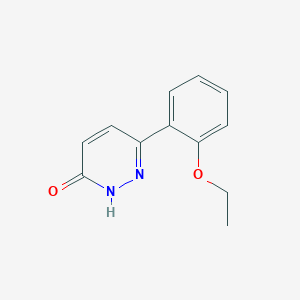 molecular formula C12H12N2O2 B1418961 6-(2-ethoxyphenyl)pyridazin-3(2H)-one CAS No. 1156362-71-8