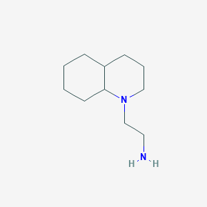 molecular formula C11H22N2 B1418962 2-(Decahydroquinolin-1-yl)ethan-1-amine CAS No. 1056646-62-8