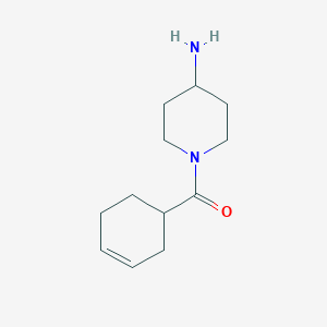molecular formula C12H20N2O B1418969 1-(Cyclohex-3-ene-1-carbonyl)piperidin-4-amine CAS No. 1154258-56-6