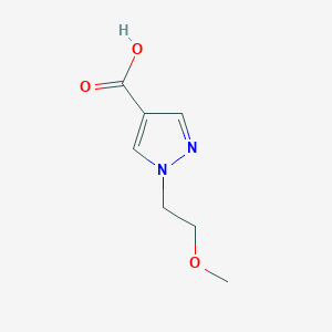 molecular formula C7H10N2O3 B1418973 1-(2-Methoxyethyl)-1H-pyrazole-4-carboxylic acid CAS No. 874196-94-8