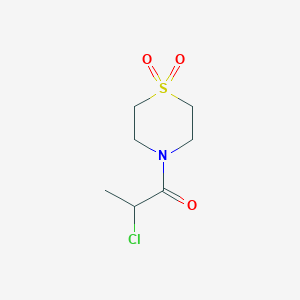 4-(2-Chloropropanoyl)-1-thiomorpholine-1,1-dione