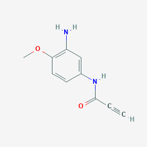 molecular formula C10H10N2O2 B1418978 N-(3-amino-4-methoxyphenyl)prop-2-ynamide CAS No. 1153544-51-4