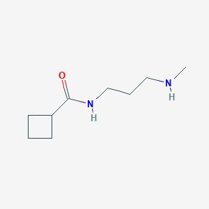 molecular formula C9H18N2O B1418979 N-[3-(methylamino)propyl]cyclobutanecarboxamide CAS No. 1153998-15-2