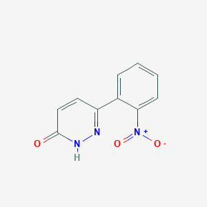 molecular formula C10H7N3O3 B1418986 6-(2-Nitrophenyl)-2,3-dihydropyridazin-3-one CAS No. 147849-76-1