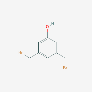 molecular formula C8H8Br2O B141899 3,5-Di(bromomethyl)phenol CAS No. 135990-12-4