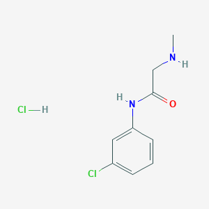 N-(3-chlorophenyl)-2-(methylamino)acetamide hydrochloride