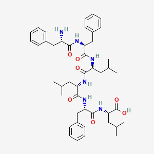 molecular formula C45H62N6O7 B14189965 L-Phenylalanyl-L-phenylalanyl-L-leucyl-L-leucyl-L-phenylalanyl-L-leucine CAS No. 834899-54-6