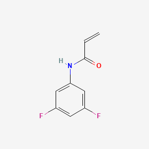 molecular formula C9H7F2NO B1419000 N-(3,5-difluorophenyl)prop-2-enamide CAS No. 1156755-81-5