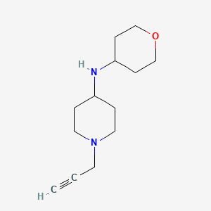 B1419008 N-(oxan-4-yl)-1-(prop-2-yn-1-yl)piperidin-4-amine CAS No. 1157186-21-4