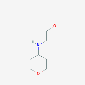 molecular formula C8H17NO2 B1419009 N-(2-methoxyethyl)oxan-4-amine CAS No. 887588-98-9