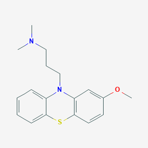 molecular formula C18H22N2OS B141902 Methopromazine CAS No. 61-01-8