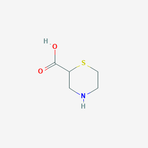B141903 Thiomorpholine-2-carboxylic acid CAS No. 134676-16-7