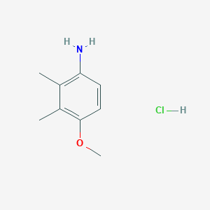 molecular formula C9H14ClNO B1419035 (4-Methoxy-2,3-dimethylphenyl)amine hydrochloride CAS No. 179067-16-4