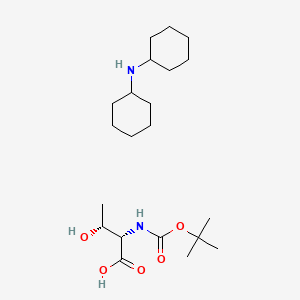 molecular formula C21H40N2O5 B1419040 Dicyclohexylamine (2S,3R)-2-((tert-butoxycarbonyl)amino)-3-hydroxybutanoate CAS No. 13564-70-0