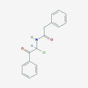 molecular formula C16H14ClNO2 B14190417 N-(1-Chloro-2-oxo-2-phenylethyl)-2-phenylacetamide CAS No. 865284-47-5
