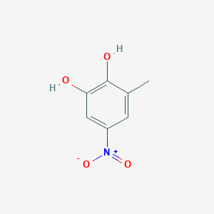 molecular formula C7H7NO4 B1419049 3-甲基-5-硝基邻苯二酚 CAS No. 5378-76-7