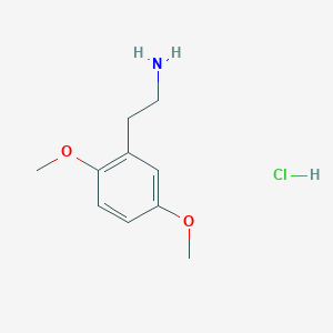 molecular formula C10H16ClNO2 B141905 2,5-Dimethoxyphenethylamine hydrochloride CAS No. 3166-74-3