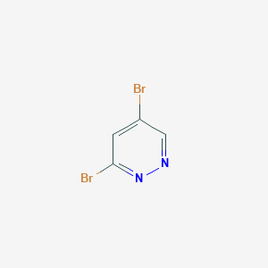 molecular formula C4H2Br2N2 B1419067 3,5-二溴吡啶嗪 CAS No. 1196155-35-7