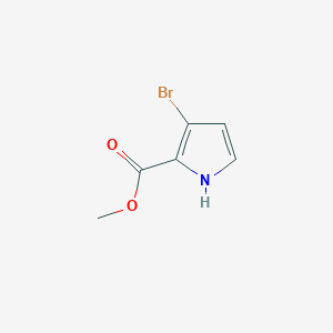 molecular formula C6H6BrNO2 B1419068 methyl 3-bromo-1H-pyrrole-2-carboxylate CAS No. 941714-57-4