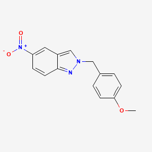 2-(4-Methoxybenzyl)-5-nitro-2H-indazole
