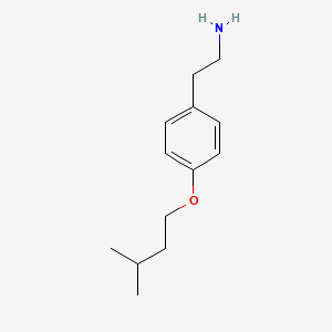 2-[4-(3-Methylbutoxy)phenyl]ethanamine
