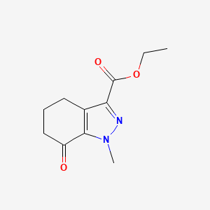 ethyl 1-methyl-7-oxo-4,5,6,7-tetrahydro-1H-indazole-3-carboxylate