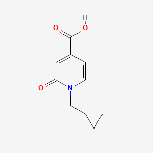 1-(Cyclopropylmethyl)-2-oxo-1,2-dihydropyridine-4-carboxylic acid