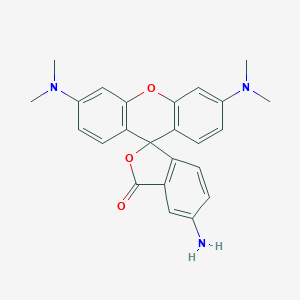 molecular formula C24H23N3O3 B014191 5-Aminotetramethyl Rhodamine CAS No. 167095-10-5