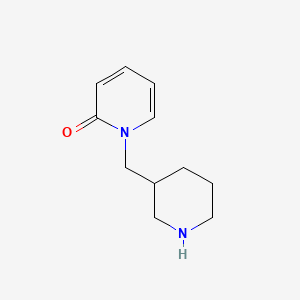 molecular formula C11H16N2O B1419102 1-(piperidin-3-ylmethyl)pyridin-2(1H)-one CAS No. 820231-74-1