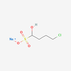 molecular formula C4H9ClNaO4S B1419113 Sodium 4-chloro-1-hydroxybutane-1-sulfonate CAS No. 54322-20-2