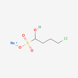 molecular formula C4H8ClNaO4S B1419113 Sodium 4-chloro-1-hydroxybutane-1-sulfonate CAS No. 54322-20-2