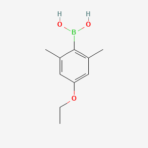 molecular formula C10H15BO3 B1419114 (4-Ethoxy-2,6-dimethylphenyl)boronic acid CAS No. 1315342-15-4