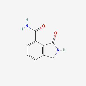 molecular formula C9H8N2O2 B1419123 3-Oxoisoindoline-4-carboxamide CAS No. 935269-26-4