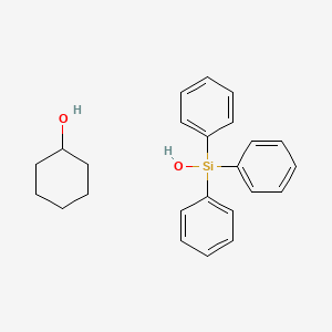 molecular formula C24H28O2Si B14191269 Cyclohexanol--triphenylsilanol (1/1) CAS No. 918414-84-3