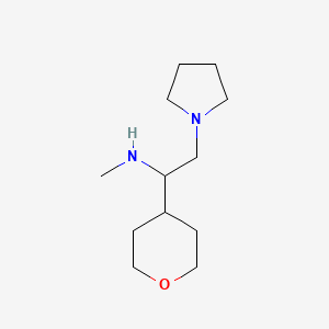 Methyl-[2-pyrrolidin-1-yl-1-(tetrahydro-pyran-4-yl)-ethyl]-amine