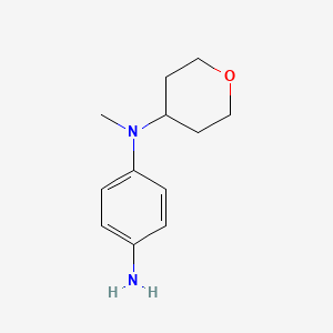 N1-methyl-N1-(oxan-4-yl)benzene-1,4-diamine