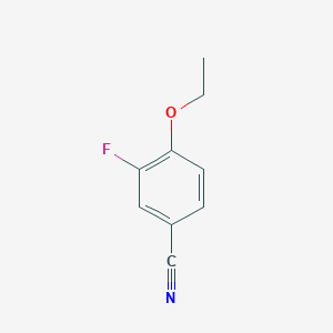 molecular formula C9H8FNO B1419138 4-Ethoxy-3-fluorobenzonitrile CAS No. 1156079-46-7