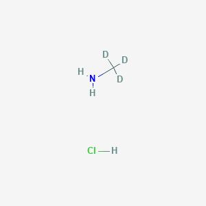 molecular formula CH6ClN B141914 甲基-d3-胺盐酸盐 CAS No. 7436-22-8