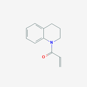 molecular formula C12H13NO B1419153 1-(1,2,3,4-Tetrahydroquinolin-1-yl)prop-2-en-1-one CAS No. 88611-48-7