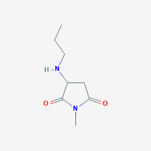 1-Methyl-3-(propylamino)pyrrolidine-2,5-dione