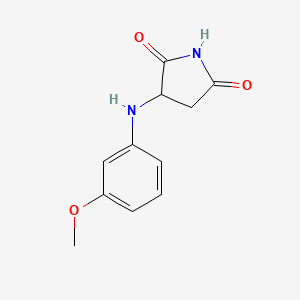 3-[(3-Methoxyphenyl)amino]pyrrolidine-2,5-dione